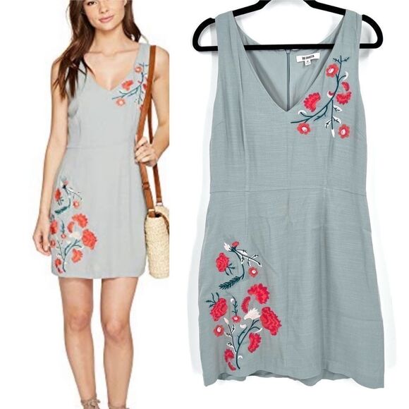 NWT BB Dakota Tullie‎ Embriodered Textured Dress Size 8 - Picture 1 of 10
